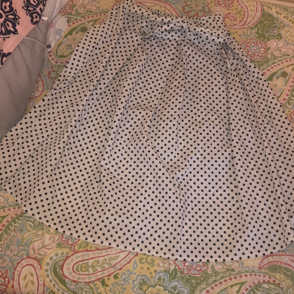 Polka dot skirt!